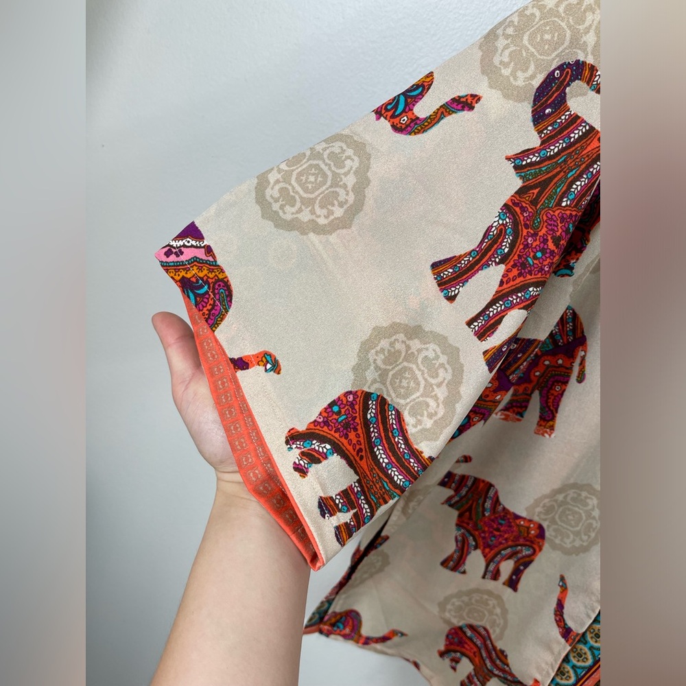 Chico’s Reversible Jacket Open-Front Medallion El… - image 8